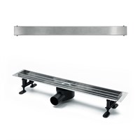 Душевой лоток Timo Standart 70 см DP20700-PG20700 с решеткой, матовый хром DP20700-PG20700