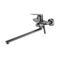 Смеситель для ванны Haiba HB22816-3 универсальный Оружейная сталь HB22816-3