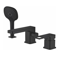 Смеситель на борт ванны Haiba HB80615-7 Черный матовый HB80615-7