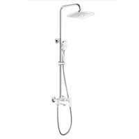Душевая система без термостата Haiba  HB24505-8 1227 мм x 455 мм, белая/хром HB24505-8