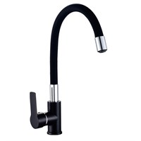 Смеситель для кухни Haiba HB70113-7 Черный Хром HB70113-7