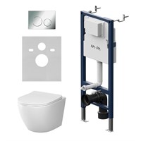 IS90151.801900 Инсталляция PrimeFit с клав L глянцевый хром с подвес унит Like Aquaspin с сид м/лиф IS90151.801900