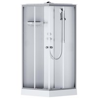 W94C-403-090MT X-Joy Square кабина душевая  90x90,  профиль мат.хром, стекло прозрачное W94C-403-090MT
