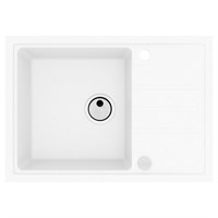 Мойка кухонная Alveus Granital Intermezzo 40 Arctic-G11 680х480х200 с сифоном, белая 1144965