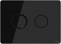 Клавиша смыва Cersanit Accento Circle P-BU-ACN-CIR-PN/Bl/Gl, Черная глянцевая P-BU-ACN-CIR-PN/Bl/Gl