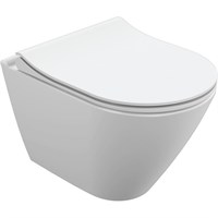 Подвесной унитаз Cersanit City Oval 63114 Clean On DPL EO slim с микролифтом 63114