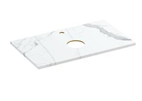 Столешница под раковину Cersanit Stone 80 63853, белая матовая 63853