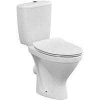 Унитаз компакт Cersanit Melar 031 3/6 DPL EO Slim 64234 с бачком и сиденьем Микролифт 64234