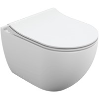 Унитаз Cersanit Brasko Smart Clean On DPL EO slim LP 64824 подвесной с сиденьем Микролифт 64824