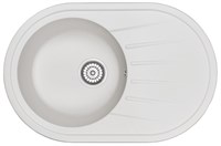 Кухонная мойка Granula ST-7601 7601wh, арктик 7601, БЕЛЫЙ