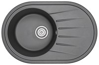 Кухонная мойка Granula ST-7601 7601bl, черный 7601, ЧЁРНЫЙ
