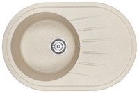 Кухонная мойка Granula ST-7601 7601be, пирит 7601, БЕЖЕВЫЙ