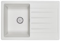 Кухонная мойка Granula ST-7602 7602wh, арктик 7602, БЕЛЫЙ