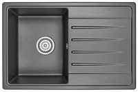 Кухонная мойка Granula ST-7602 7602bl, черный 7602, ЧЁРНЫЙ