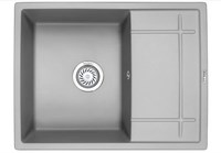 Кухонная мойка Granula GR-6501 6501al, алюминиум 6501, АЛЮМИНИУМ