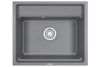 Кухонная мойка Granula KS-6003 6003al, алюминиум 6003, АЛЮМИНИУМ