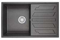 Кухонная мойка Granula GR-8002 8002bl, черный 8002, ЧЁРНЫЙ