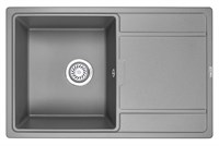 Кухонная мойка Granula GR-7804 7804al, алюминиум 7804, АЛЮМИНИУМ