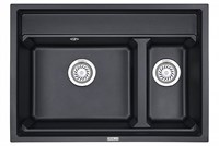 Кухонная мойка Granula KS-7302 7302sv, шварц 7302, ШВАРЦ