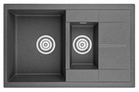 Кухонная мойка Granula GR-7802 7802bg, графит 7802, ГРАФИТ