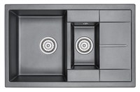 Кухонная мойка Granula GR-7802 7802bl, черный 7802, ЧЁРНЫЙ
