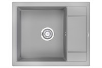 Кухонная мойка Granula GR-6002 6002al, алюминиум 6002, АЛЮМИНИУМ