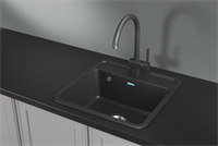Кухонная мойка Granula ST-5001 5001bl, черный 5001, ЧЁРНЫЙ