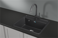 Кухонная мойка Granula ST-5601 5601bl, черный 5601, ЧЁРНЫЙ