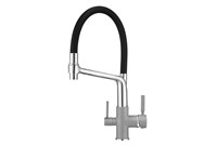 Смеситель Granula GR-0083 0083al, для кухонной мойки, с подключением к фильтру, алюминиум 0083, АЛЮМИНИУМ