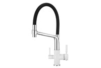 Смеситель Granula GR-0083 0083wh, для кухонной мойки, с подключением к фильтру, арктик 0083, АРКТИК