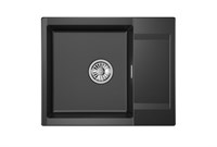 Кухонная мойка Granula Estetica ES-6202 6202, Шварц, шварц (чёрный металлик) 6202, ШВАРЦ
