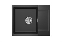 Кухонная мойка Granula Estetica ES-6202 6202, Чёрный, чёрный 6202, ЧЁРНЫЙ