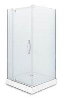 Душевой уголок Alex Baitler 90х90 AB214-90 профиль, Хром стекло прозрачное AB214-90