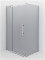 Душевой уголок Erlit Comfort 120х90 ER10112H-C4 профиль Хром стекло тонированное ER10112H-C4