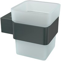 Стакан Lemark Smooth Line, 9736015, держатель PVD графит 9736015