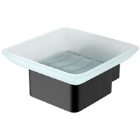 Мыльница Lemark Smooth Line, 9742017, держатель черный матовый 9742017