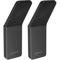 Крючок Lemark Smooth Line, 9712002, 2 штуки, черный матовый 9712002