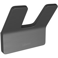 Крючок Lemark Smooth Line, 9716006, двойной, PVD графит 9716006