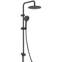 Душевой гарнитур Lemark LM8809BL, с верхним душем, черный LM8809BL