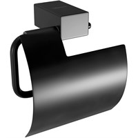 Держатель туалетной бумаги Lemark Smooth Line, 9722011, черный матовый 9722011