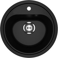 Кухонная мойка Ulgran Classic U-700-344 Ультра-черная U-700-344