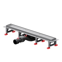 W01SC-U11-060-04SB MasterFlow Трап для душа линейный универс затвор Tile 60см цвет сталь мат W01SC-U11-060-04SB