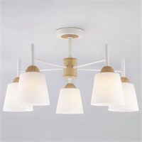 Люстра на штанге Eurosvet Fresco 70085/5 белый ev_83420