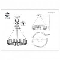Подвесная люстра ST-Luce Estense SL6203.403.50 sl6203.403.50