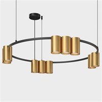 Подвесная люстра Denkirs Orbit DK4065-BK+SG dk_dk4065-bk_sg