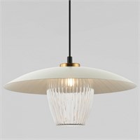 Подвесной светильник Eurosvet Kamari 50259/1 белый/прозрачный EV_a064948