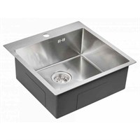 Мойка кухонная Paulmark Kroner PM215151-BS, 51 см, брашированная нержавеющая сталь PM215151-BS