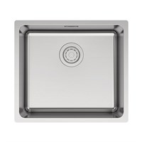 Мойка кухонная Paulmark Yuni YU49-BS, 49 см, нержавеющая сталь, цвет брашированная нержавеющая сталь YU49-BS