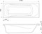 Акриловая ванна AM.PM Sense 150х70 W76A-150-070W-A, без гидромассажа W76A-150-070W-A