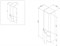 Шкаф пенал AM.PM Sensation 40 L M30CHL0406NF подвесной Орех M30CHL0406NF